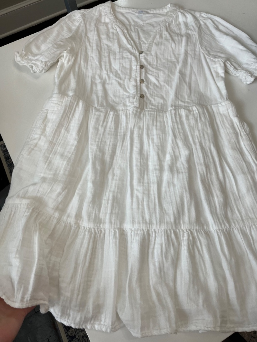 Time&Tru Cotton Guaze Dress! New without tags ! Never worn ! Size XS! - Picture 2 of 3